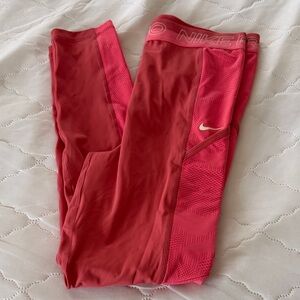Nike Kids Bright Red Leggings